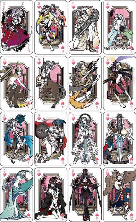 ヤマモトナオキ ギリシャ神トランプ 直筆サイン入りメッセージカード