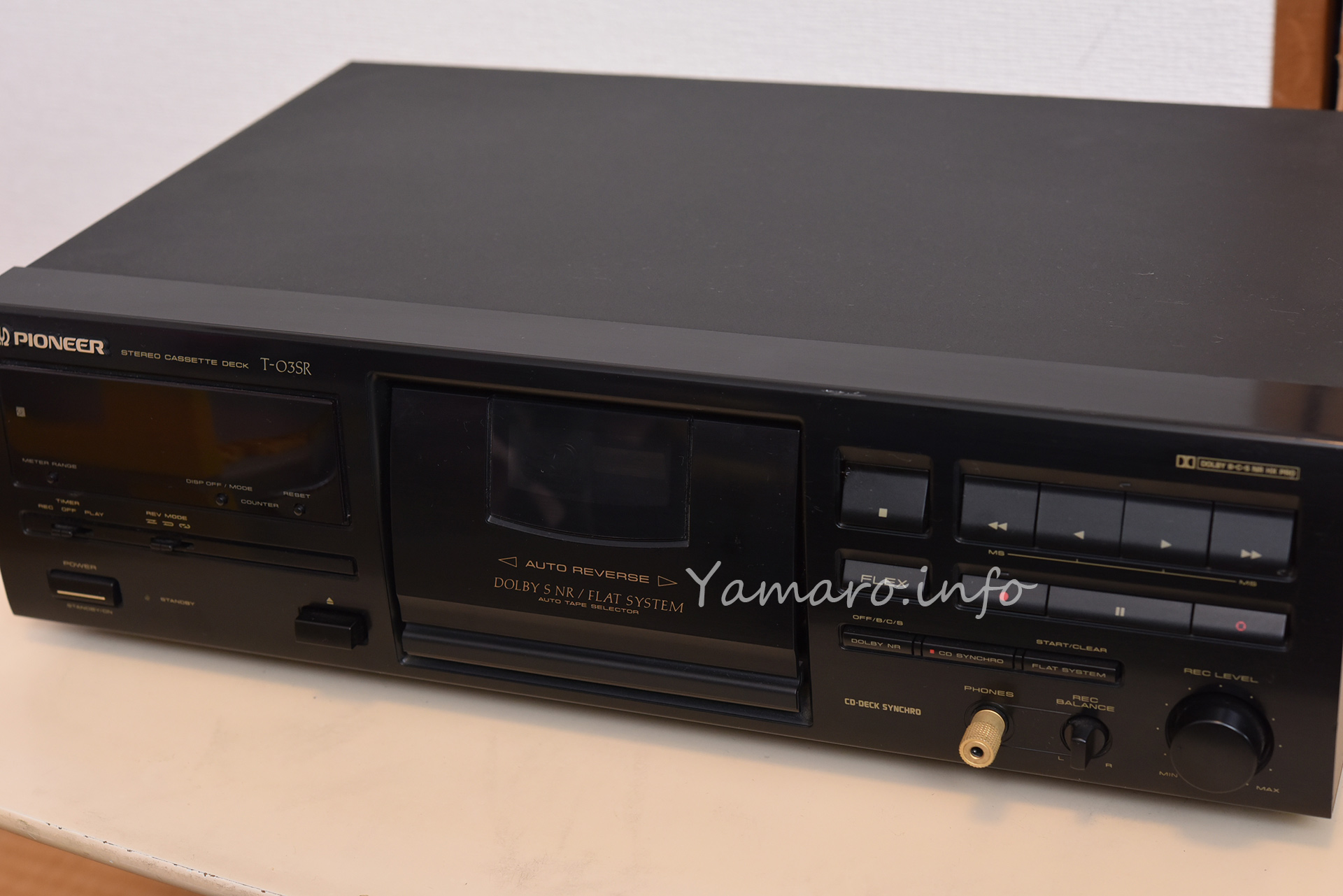 カセットデッキ PIONEER T-03SRのベルトを交換してみた - Blog@yamaro.info