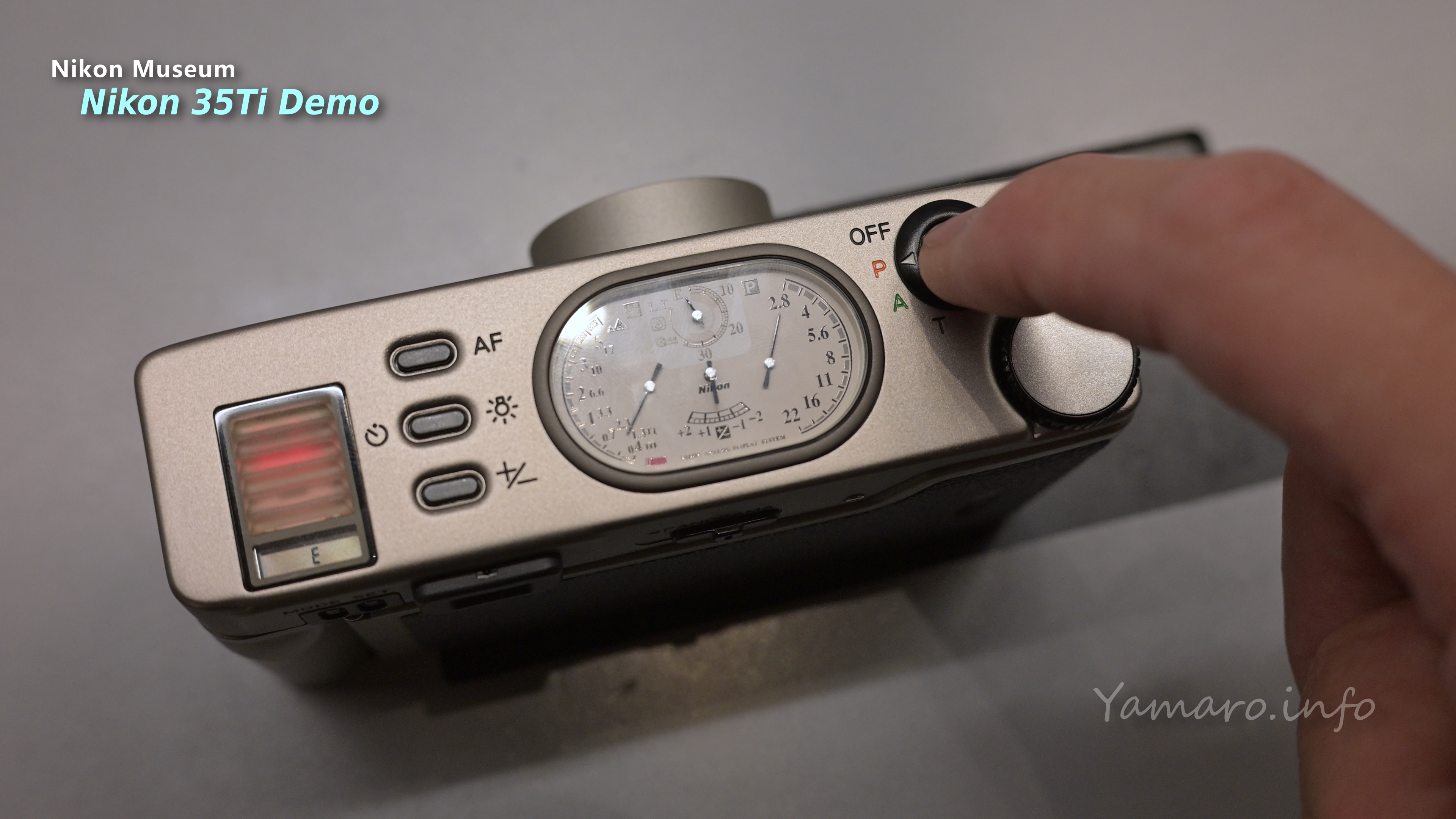 Nikon 35Tiのデモ機を動かしてみた - Blog@yamaro.info