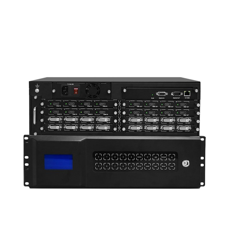 マルチディスプレイ用8入力12出力シームレスマトリクススイッチャー