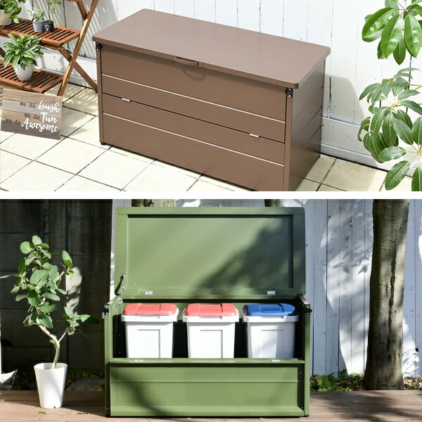 屋外用ダストボックス 大容量 分別 カラスよけ DB-125N 山善 | 山善