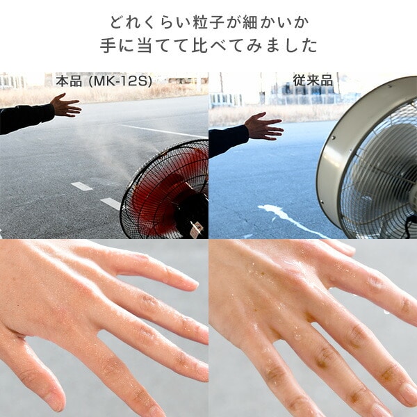 工場扇風機用 ミストキット 自給 水道直結 MK-12SC ナカトミ | 山善