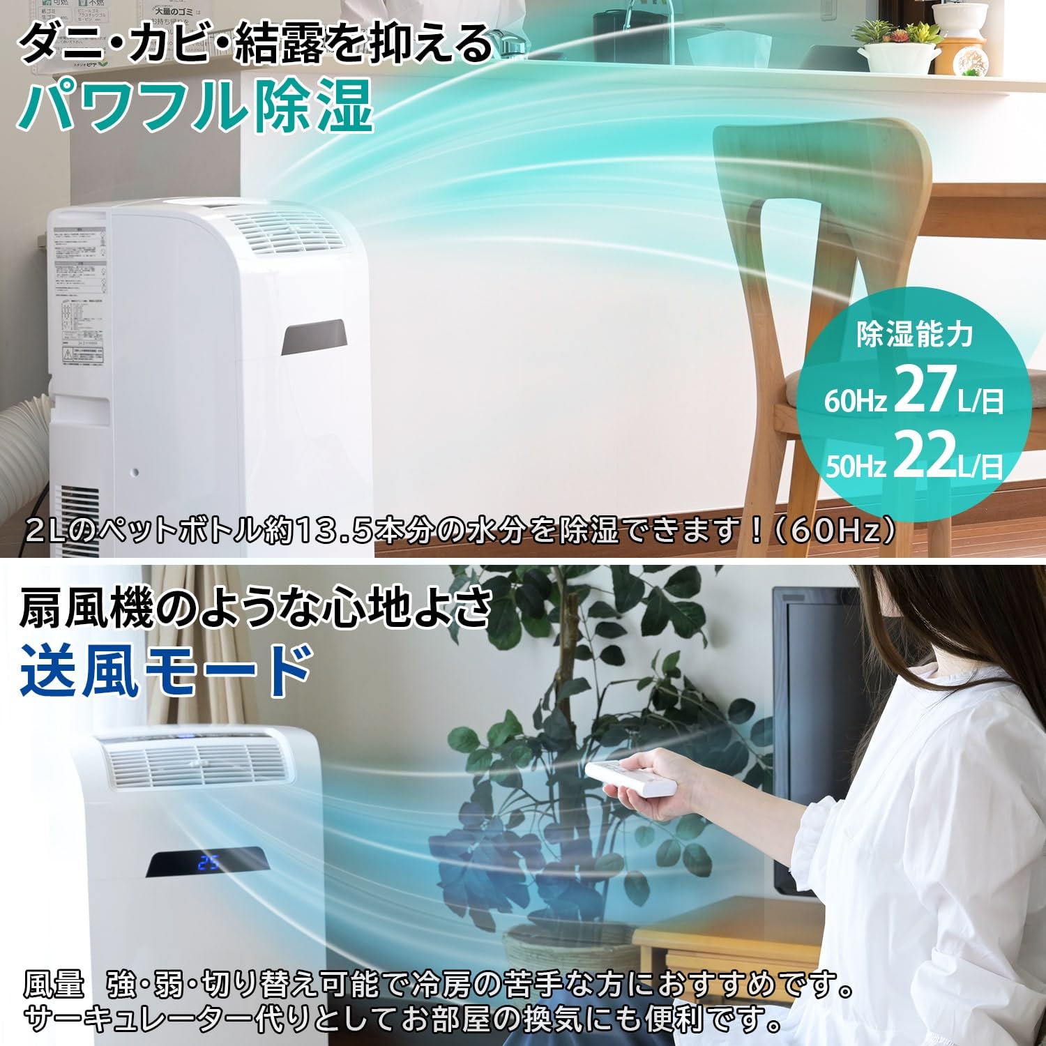 移動式エアコン (冷房/暖房) MAC-22CH ナカトミ | 山善ビズコム