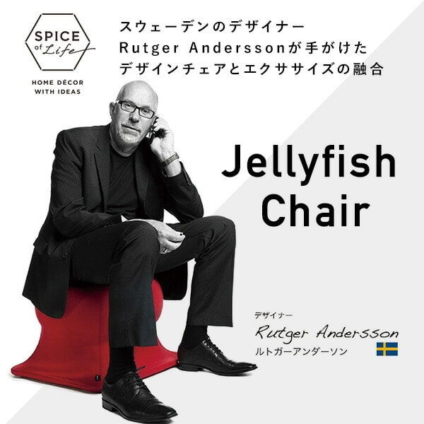 販売終了】ジェリーフィッシュチェア エクササイズDVD付き 洗える