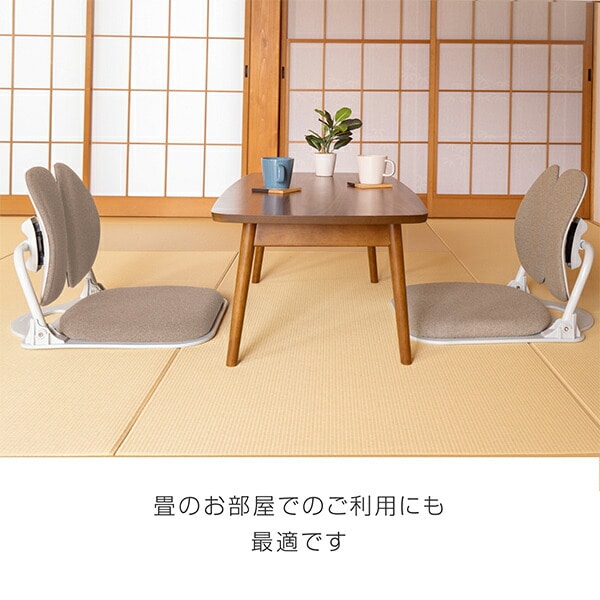 座椅子 フロアチェア 折り畳み式 持ち手付き DR-922 DUOREST | 山善