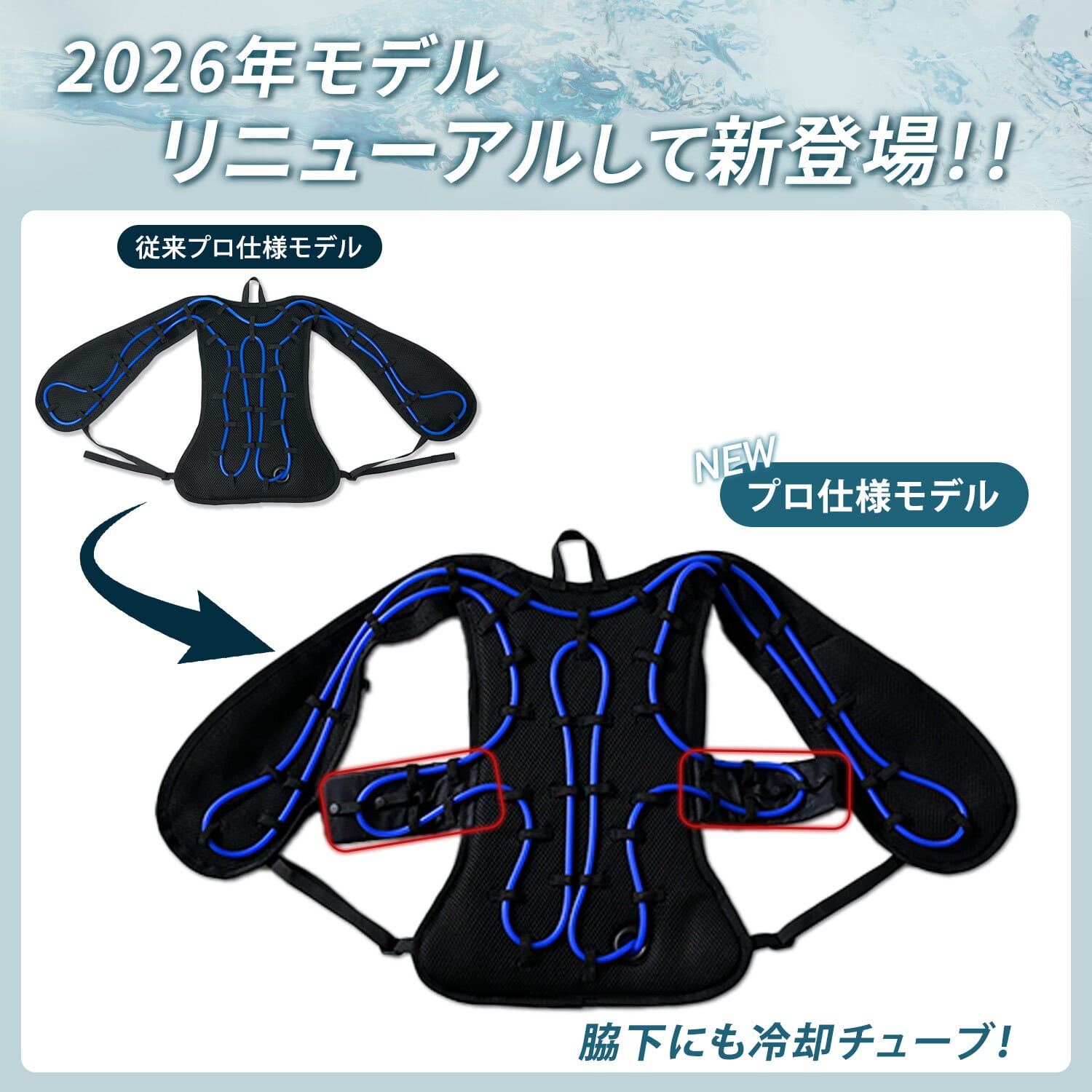 水冷服 水冷ベスト ダイレクトクール ProPlus DC-Y2 山善 | 山善