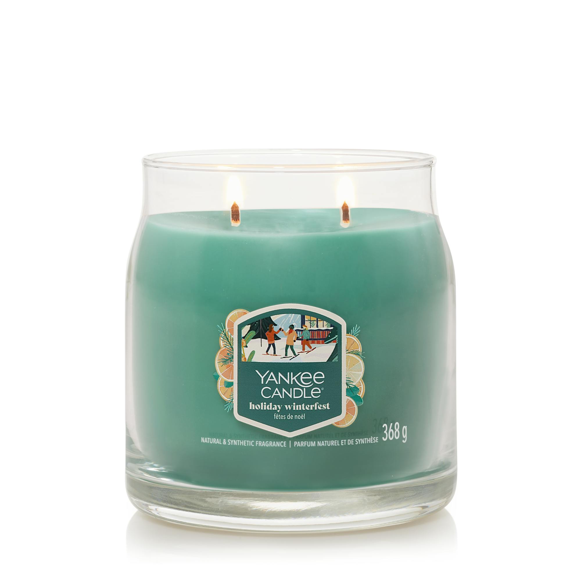 Holiday Winterfest Signature Medium Jar Candle | Yankee Candle