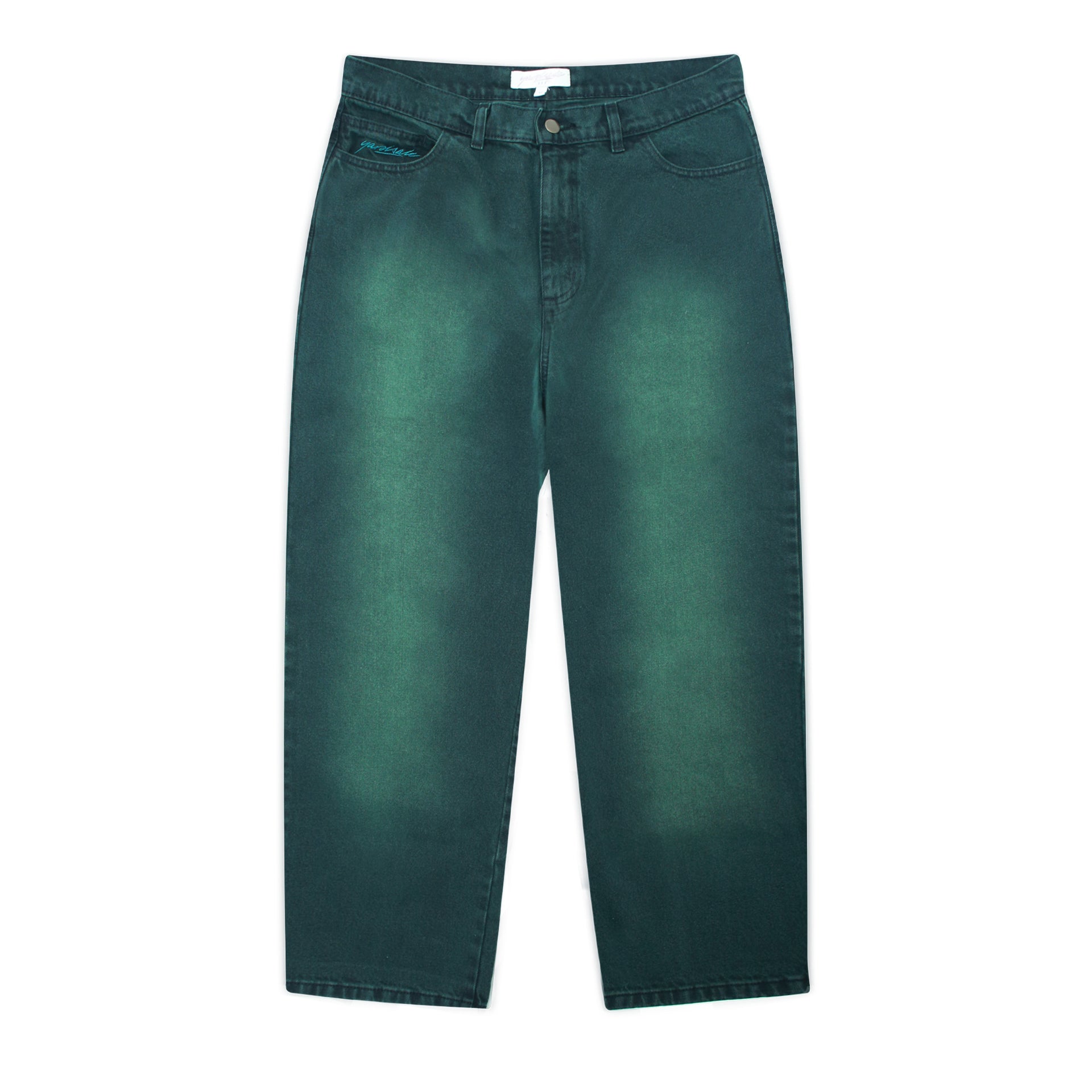 Faded Phantasy Jeans (Green) – YARDSALE