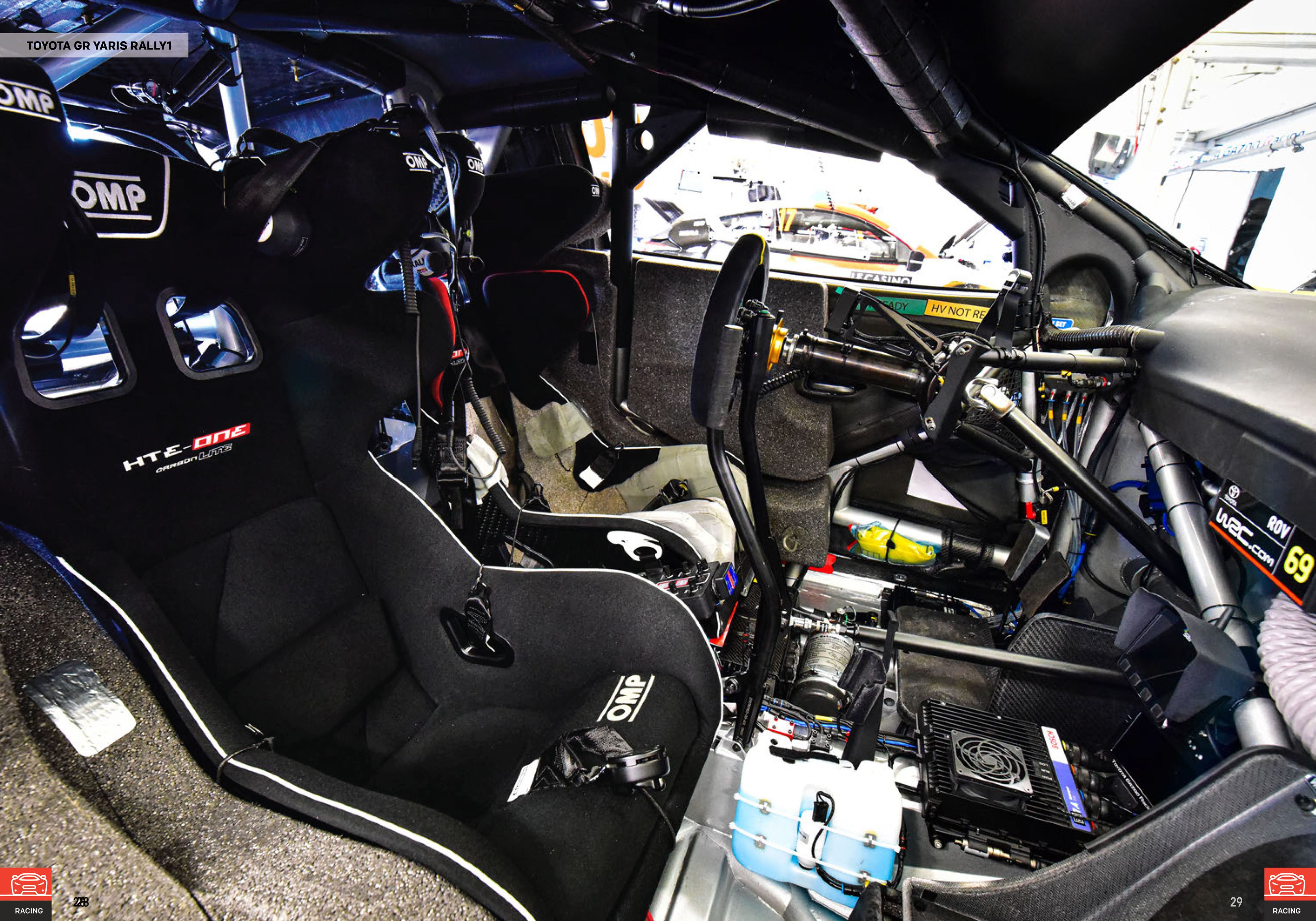 HA778E OMP WRC-R XL SPECIAL EXTRA LARGE RACE SEAT RALLY FOR THE