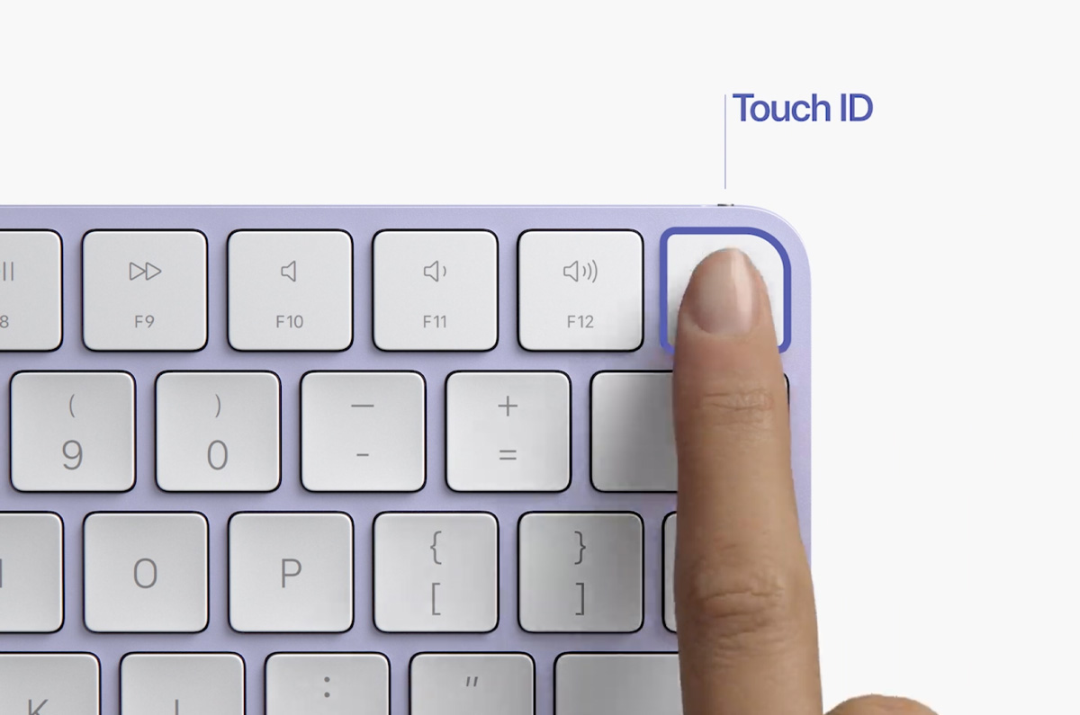 Apple、新型iMacに併せて新型キーボードを発表「iMac初 Touch ID搭載
