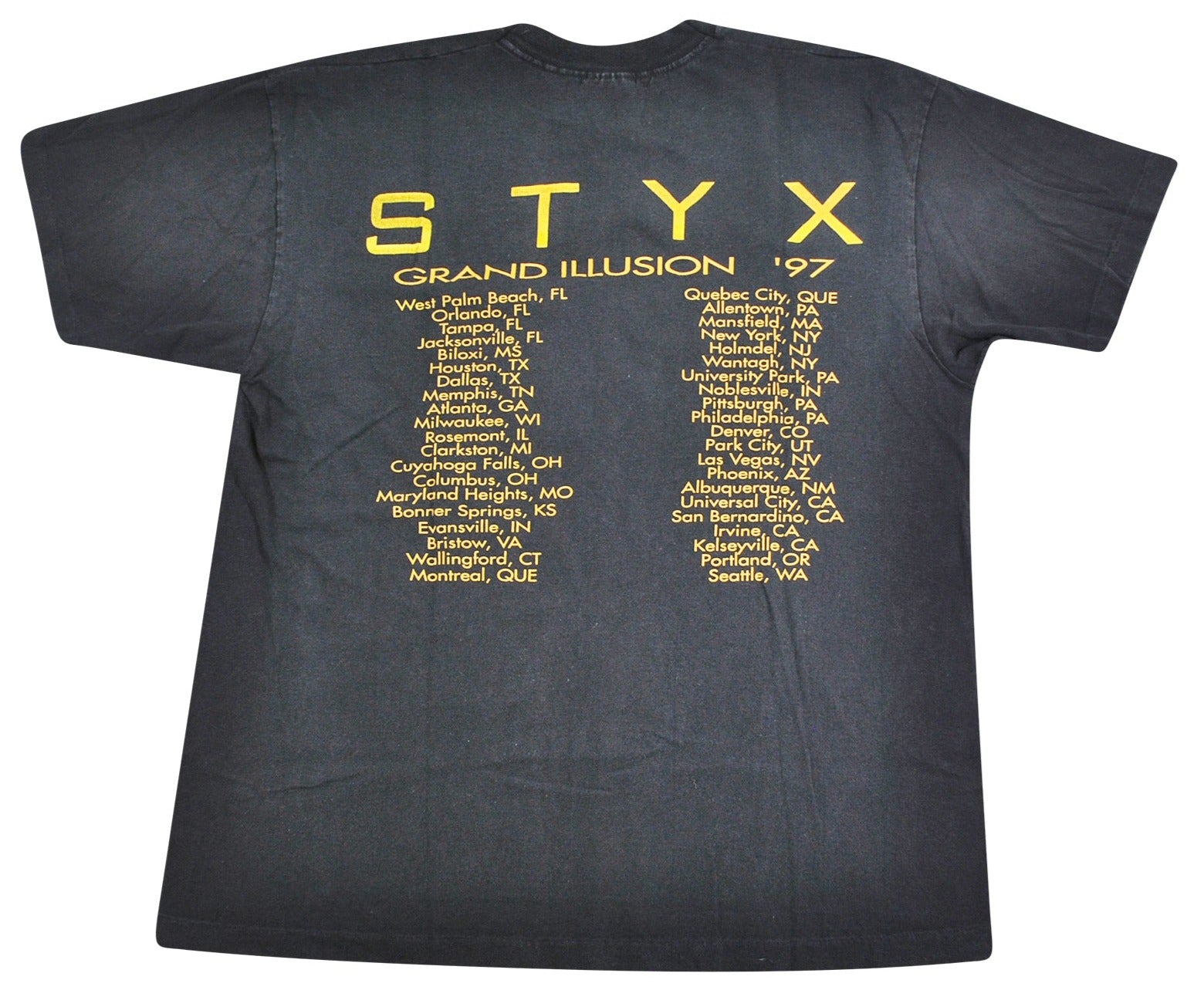 Vintage Styx 1997 Tour Shirt Size X-Large – Yesterday's Attic
