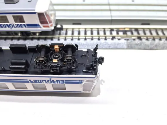 12系ユーロライナー入線と弄る。ボディーマウント化 TOMIX 92636