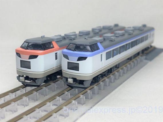 485系「彩」が入線しました。MICROACE A7090 いろどり 6両セット