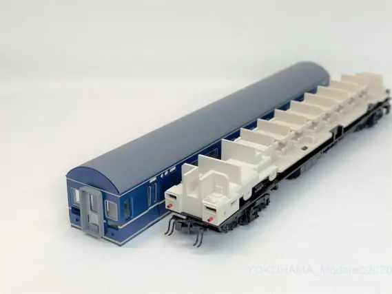 20系 寝台客車 2020年仕様が入線です。KATO 10-1591 7両基本セット