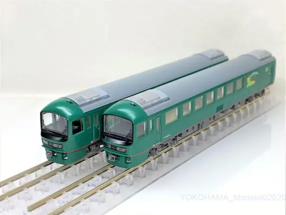 485系お座敷電車「やまなみ」が入線です。MICROACE A2271 4両セット