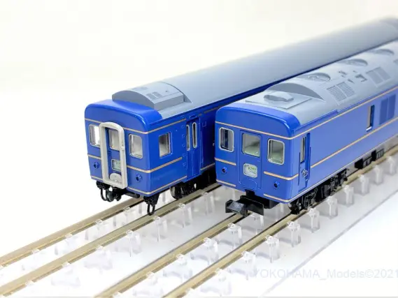 24系25形「あさかぜ・JR東日本仕様」が入線です。TOMIX 98725 98726