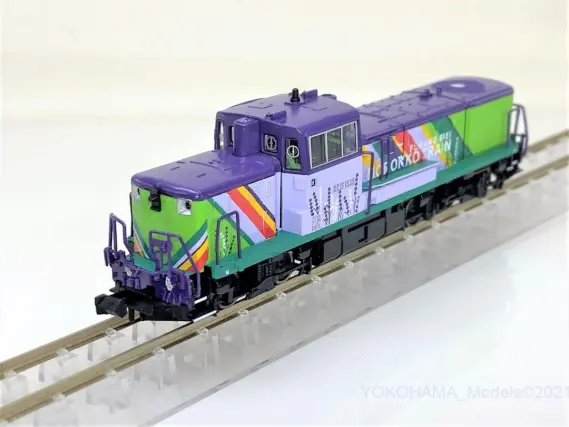 DE15-1535号機 富良野・美瑛ノロッコ号牽引機が入線しました。MICROACE