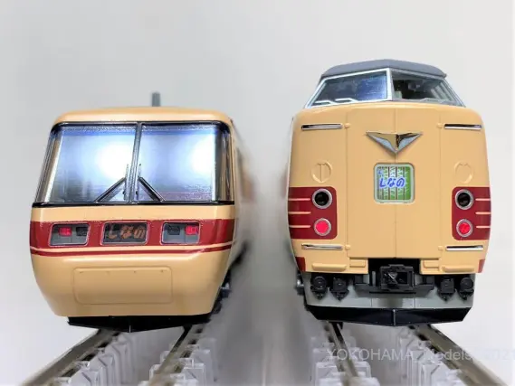 381系「パノラマしなの」登場時仕様が入線しました。KATO 10-1690 6両