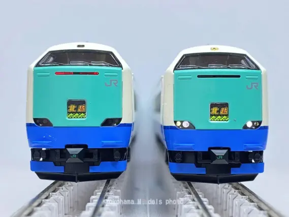 485系3000番代「上沼垂色」R編成が入線です。 TOMIX 98801 | NGaugeJP