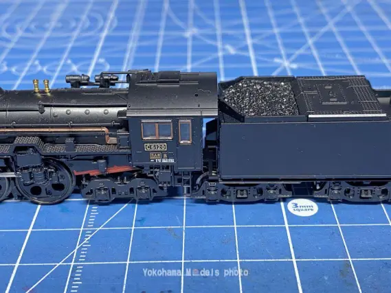 C61 20号機を弄る。その2 JC6315で間隔を詰める TOMIX 2006