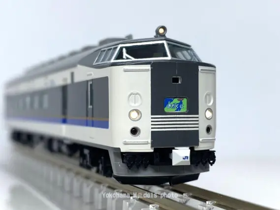 583系 急行「きたぐに」が入線しました。TOMIX 98809 98810 | NGaugeJP