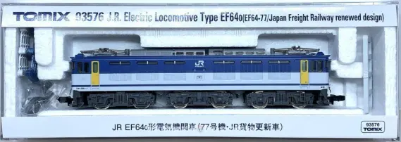 EF64 77号機 JR貨物更新車が入線しました。TOMIX 93576 テック