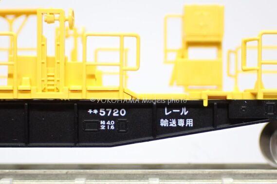 チキ5500形貨車（JR西日本仕様）が入線しました。 TOMIX 98832