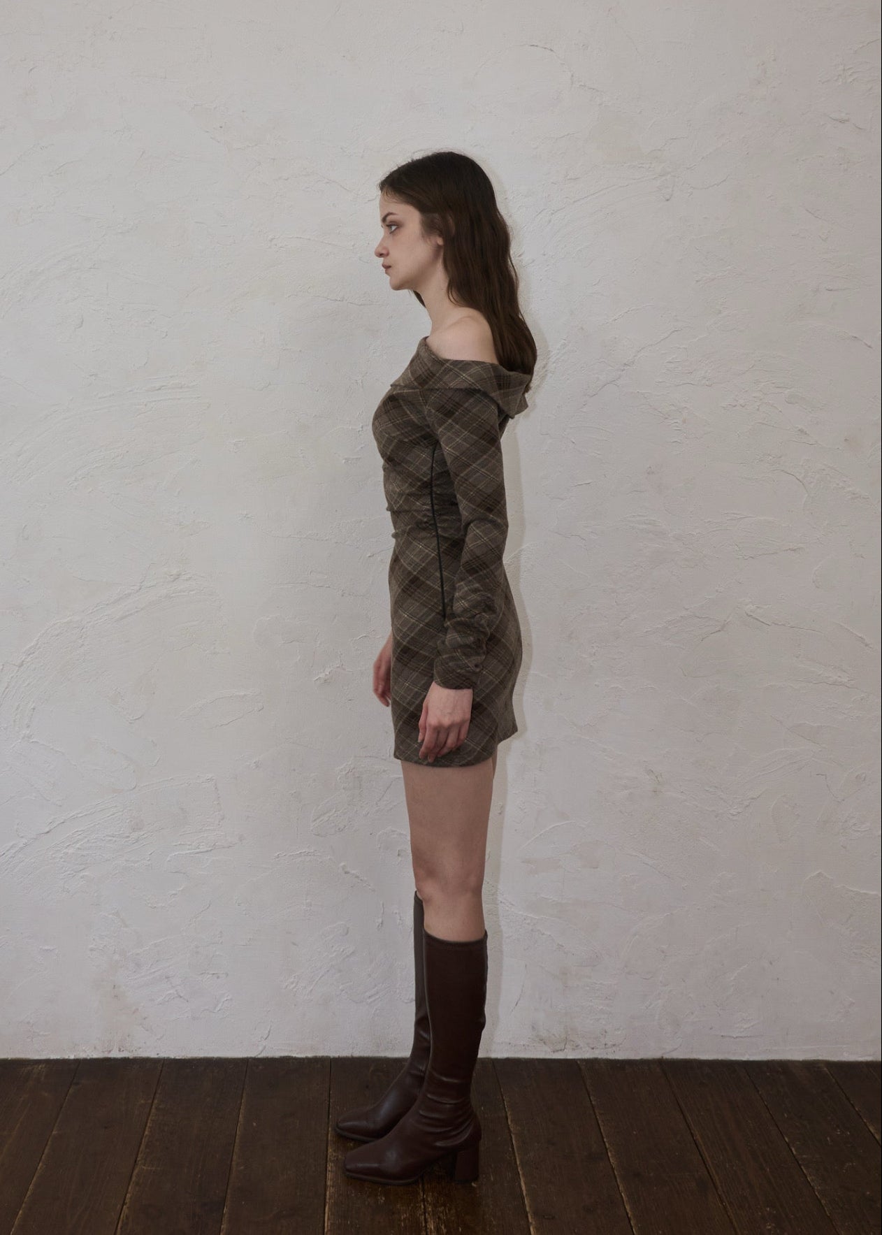 One-shoulder check mini op – YILON