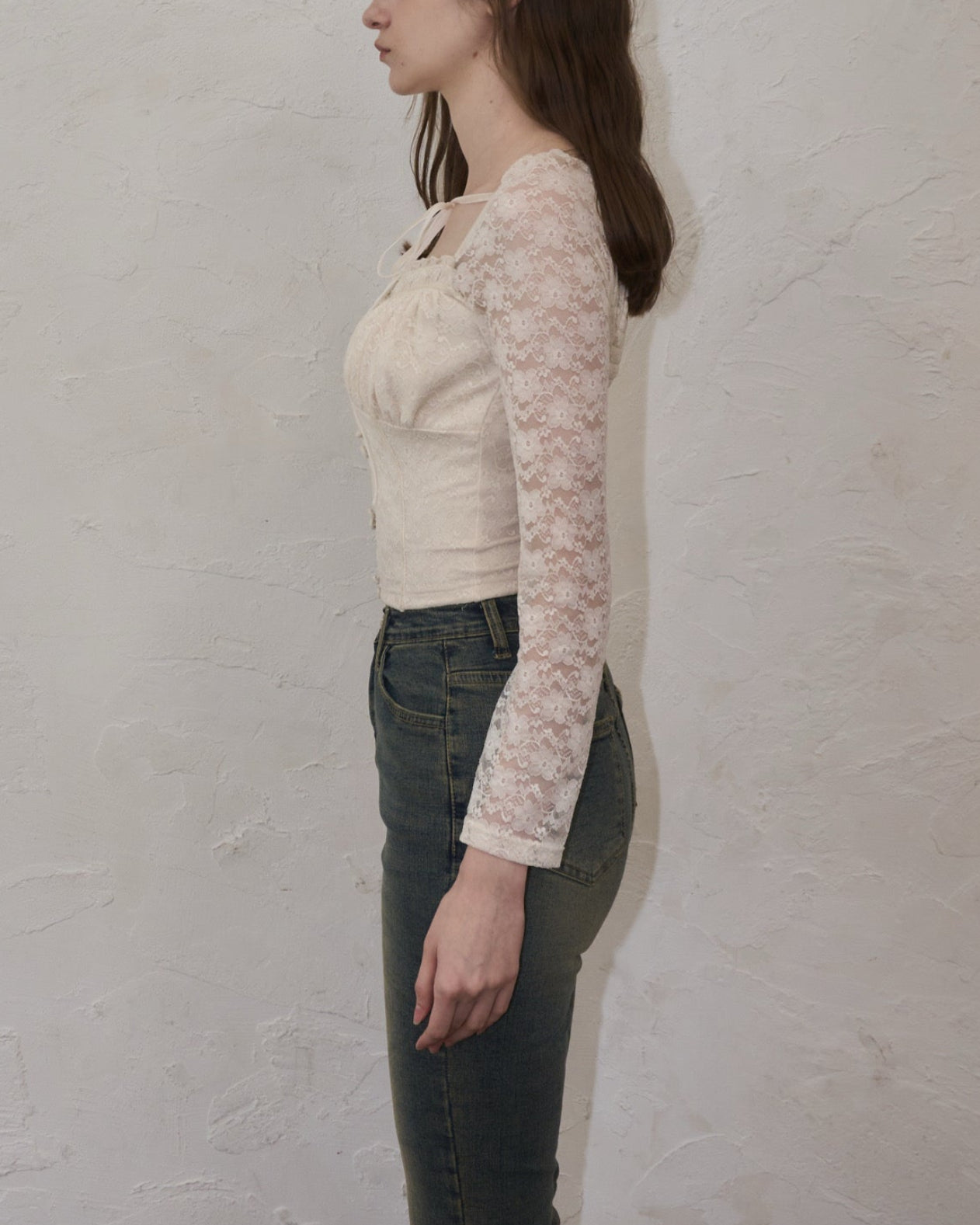 Flower lace blouse – YILON
