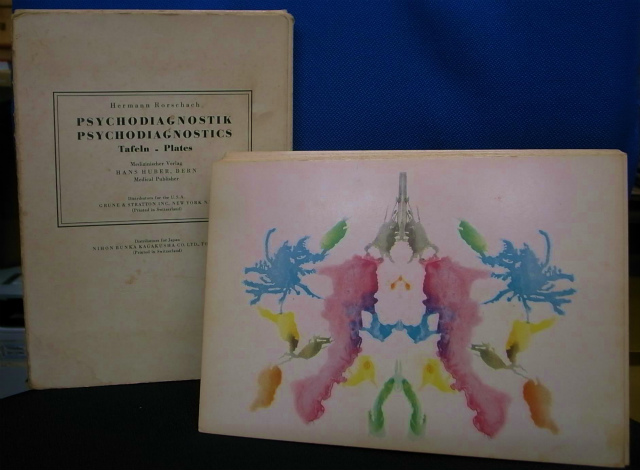 ロールシャッハ図版（英） Psychodiagnostics Plates 計10枚 Hermann