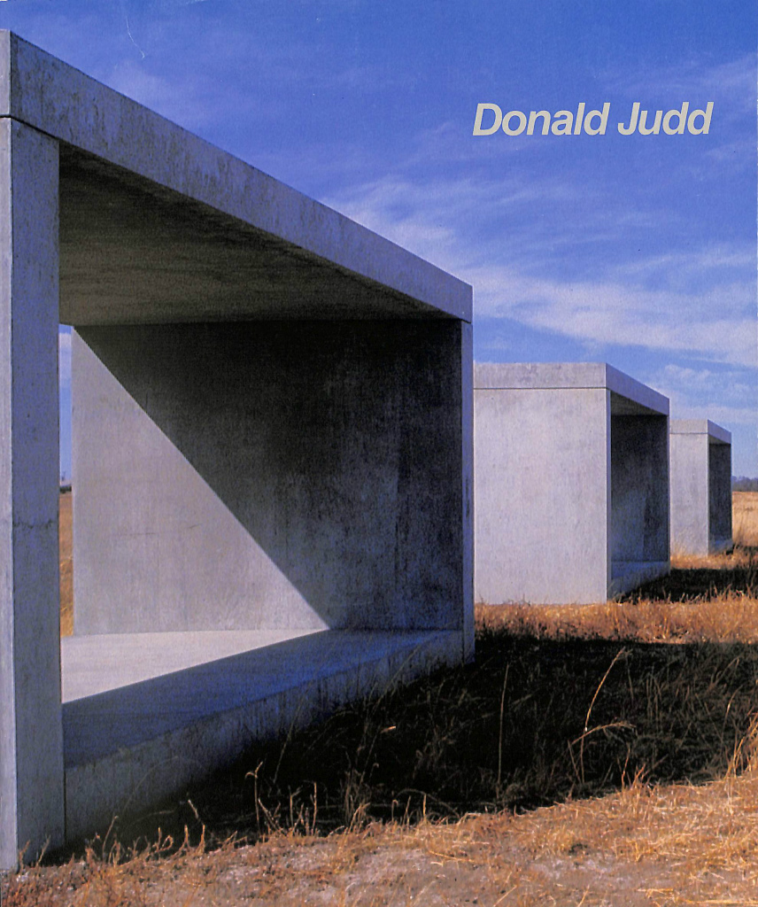 ドナルド・ジャッド作品集（英） Donald Judd | 古本よみた屋