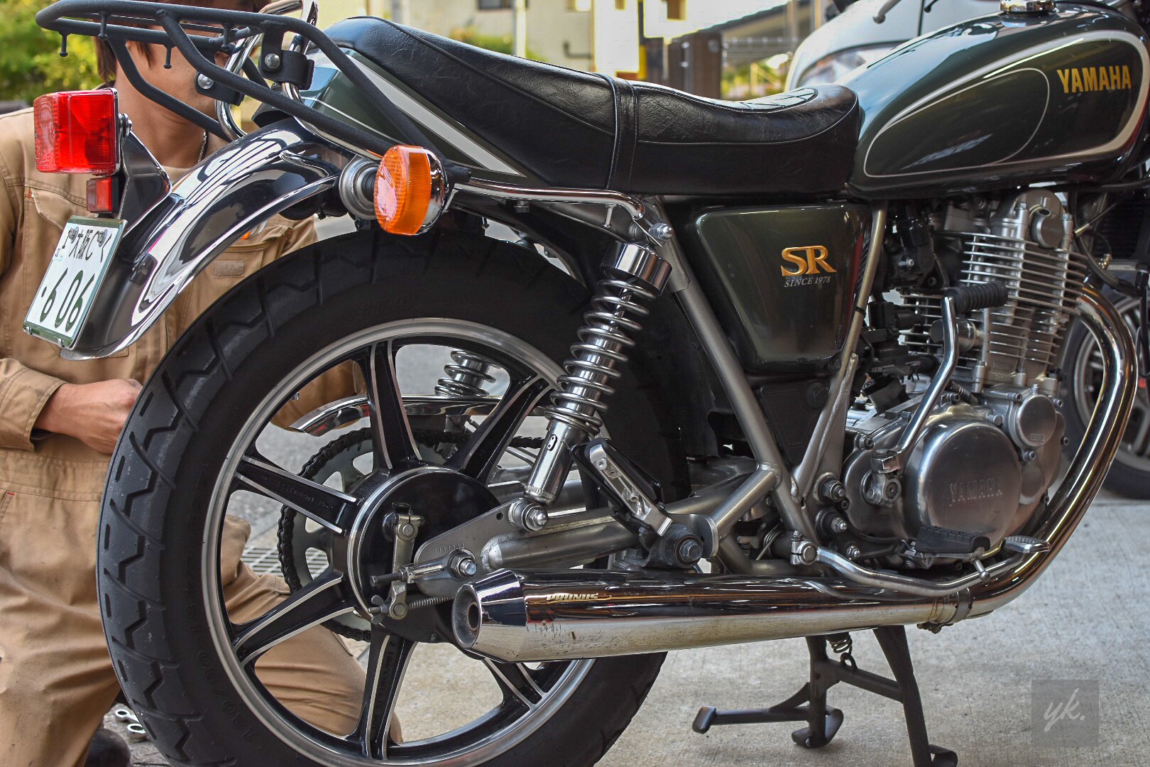 SR400｜ワイズギアのキャストホイールは重厚感がたまらない｜yoku-mono