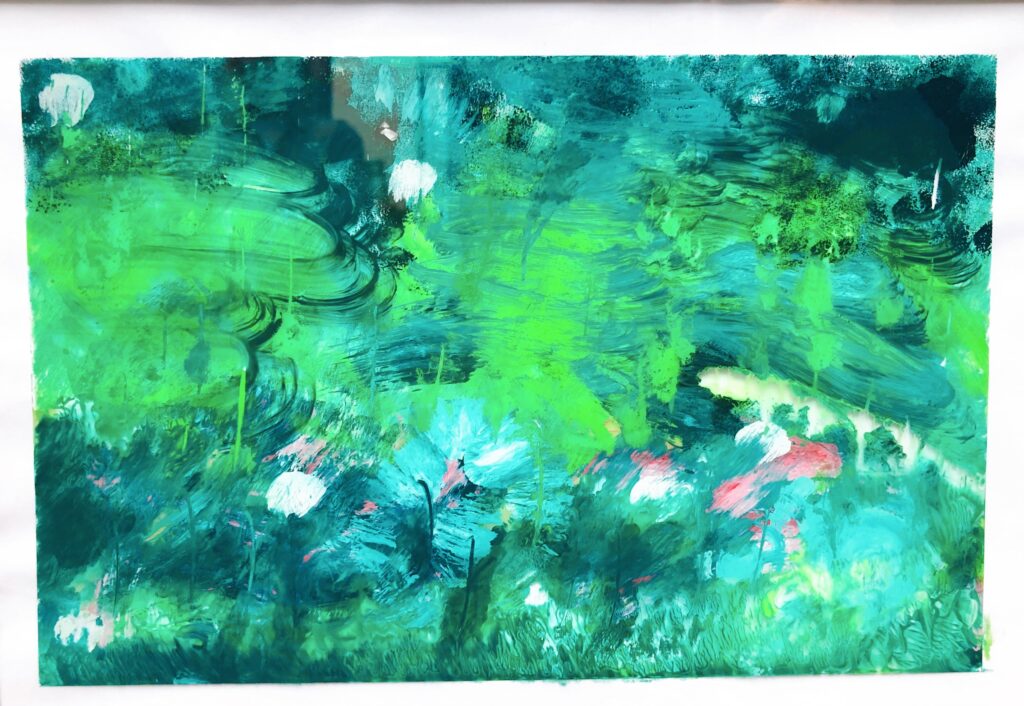 梅雨のガラス絵 | ヨックモックミュージアム