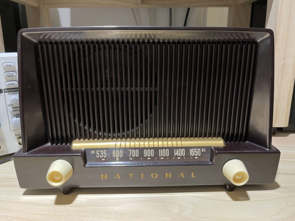 昭和初期の真空管ラジオ「ナショナル PS-54」の修復：コンデンサ、抵抗