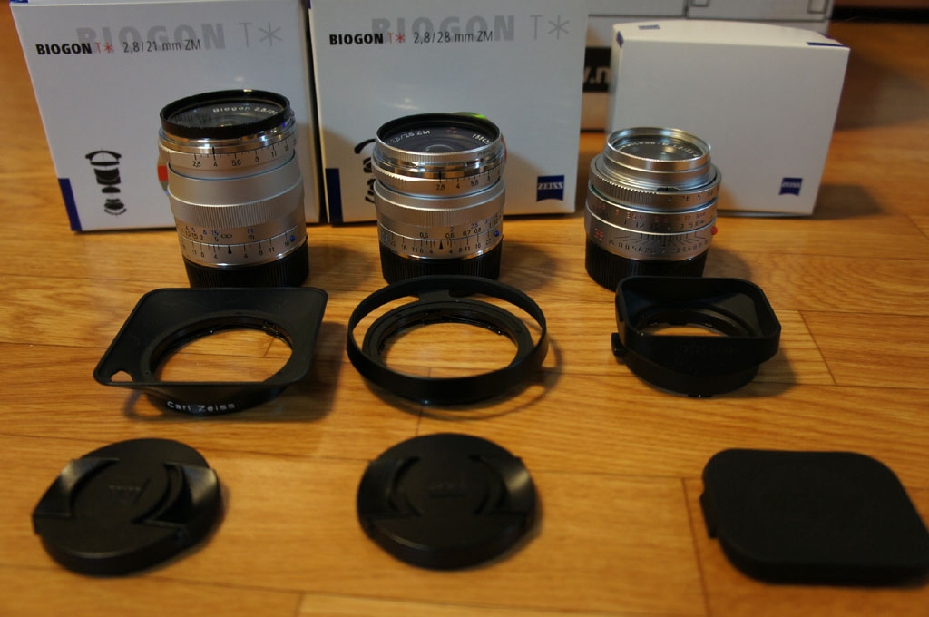 Carl Zeiss Biogon T* 2.8/28 ZM と 2.8/21 ZM - 晴れ時々ジャズ、雨