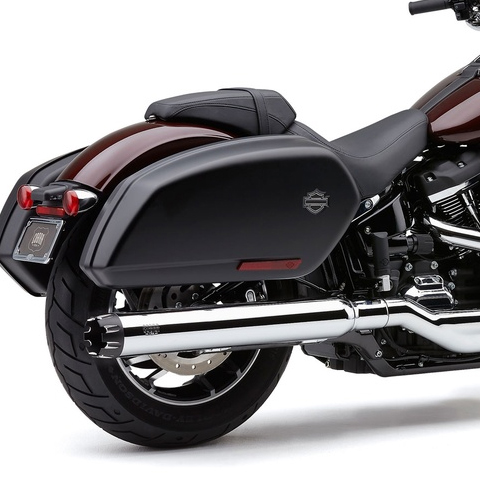 コブラ□ デュアルカット スリップオンマフラー クローム 【18年以降