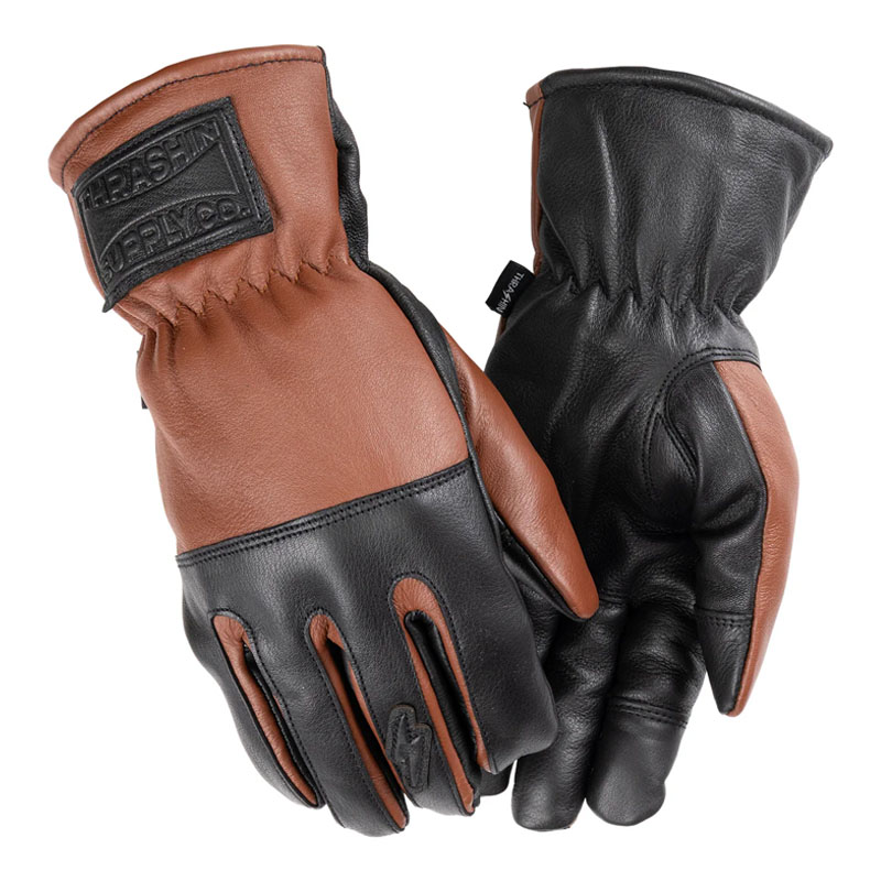 スラッシンサプライ エース ローパー レザーグローブ ブラック