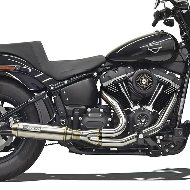 バッサニ□ ロードレイジ3 2-1 スーパーバイクマフラー ステンレス