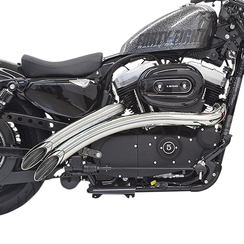 バッサニ□ ラジアルスイーパー フルエキゾーストマフラー ブラック