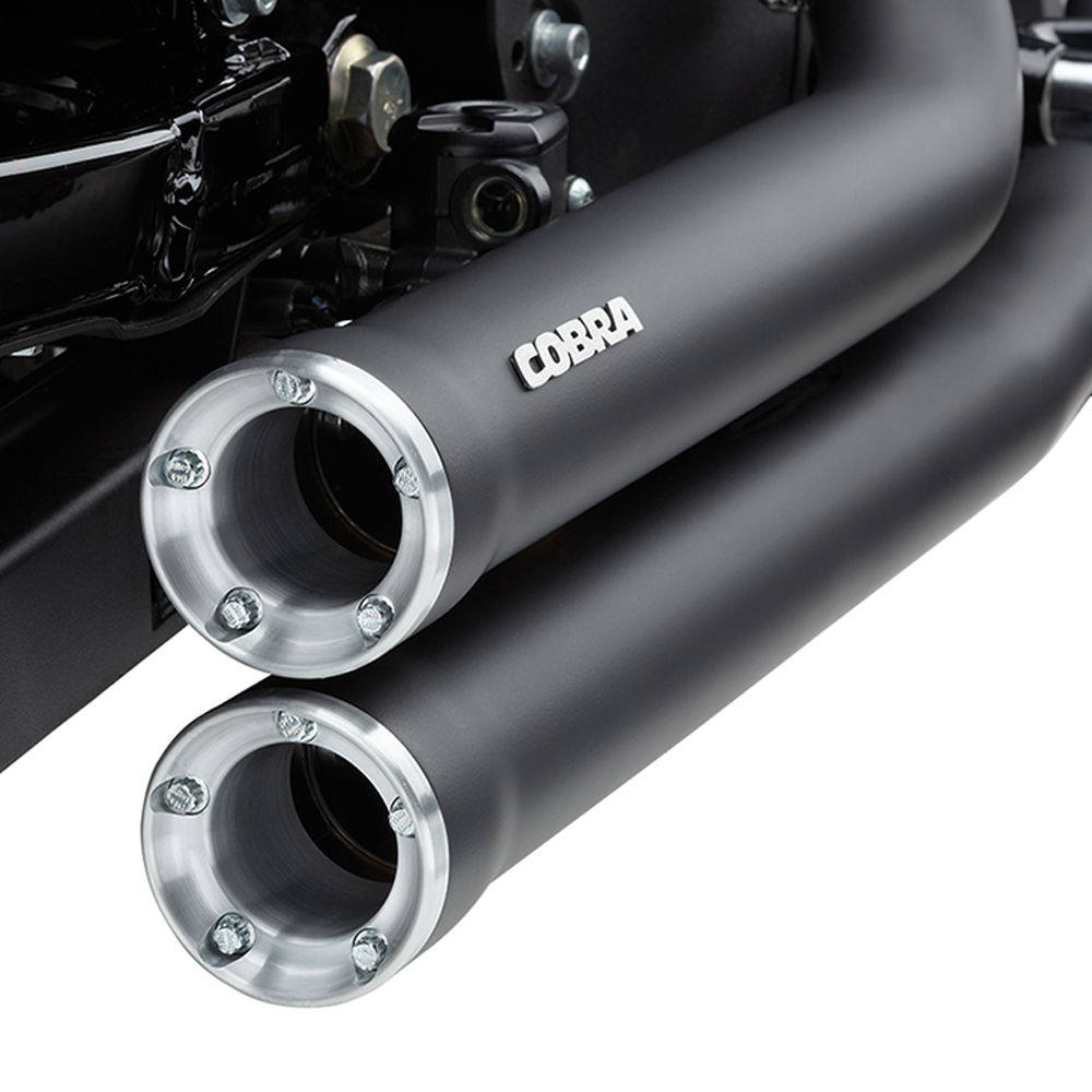 コブラ□スピードスター ショートRPT フルエキゾースト ブラック 【14