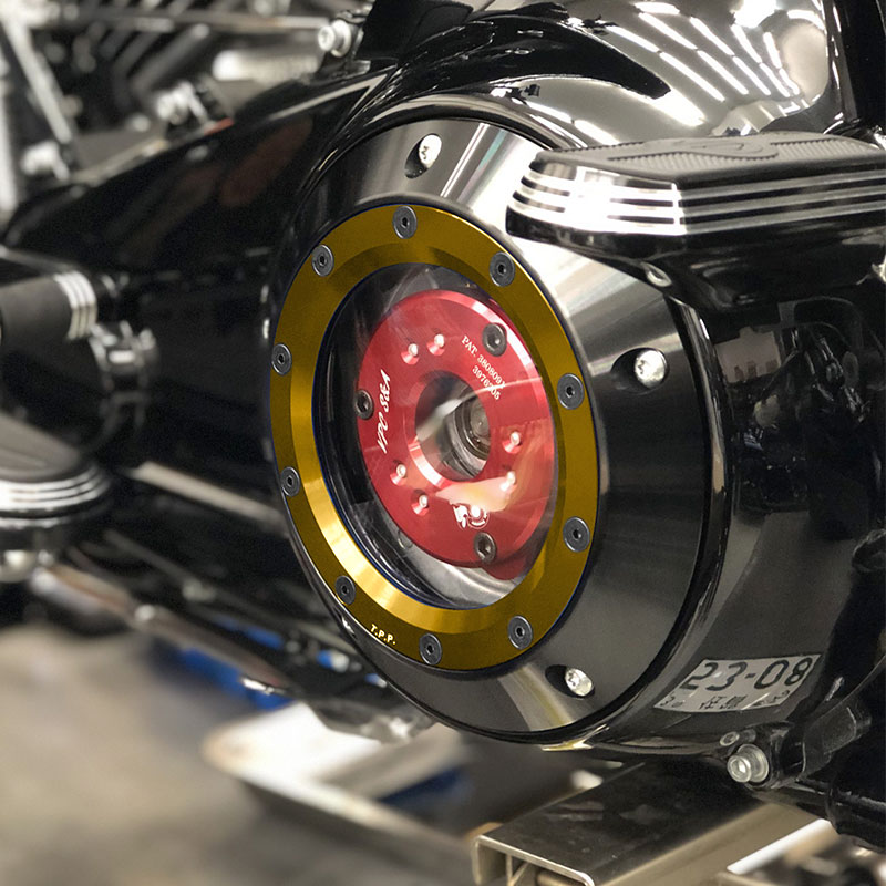 タックスパフォーマンスパーツ□ シースルーダービーカバー ブラック