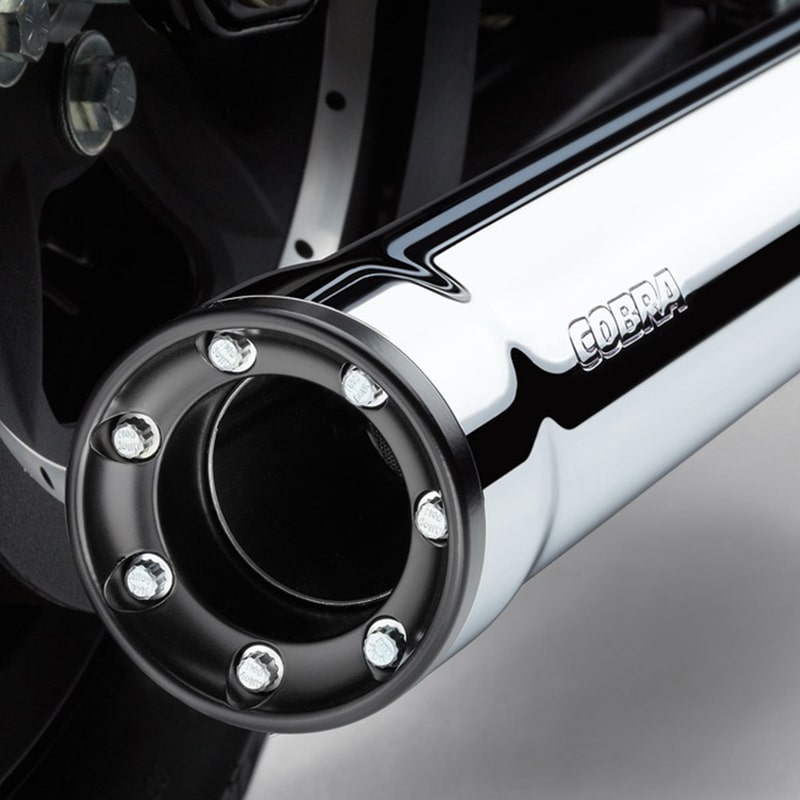 COBRAの3インチ RPT スリップオンマフラー用消音バッフル。 COBRAの3