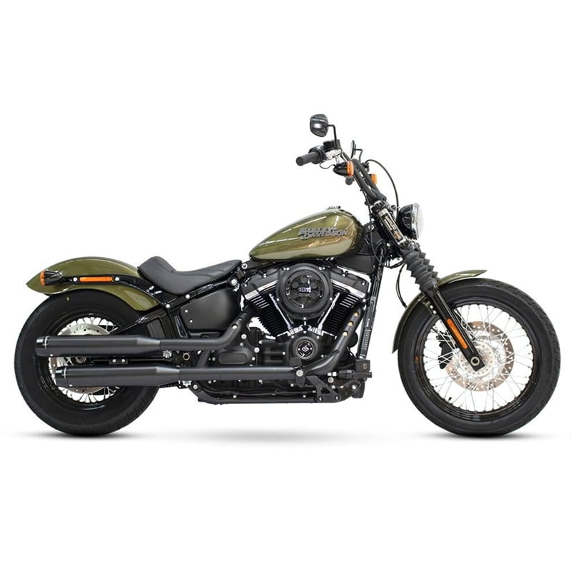 3.5インチ スリップオンマフラー ブラック/クラシックブラックエンド