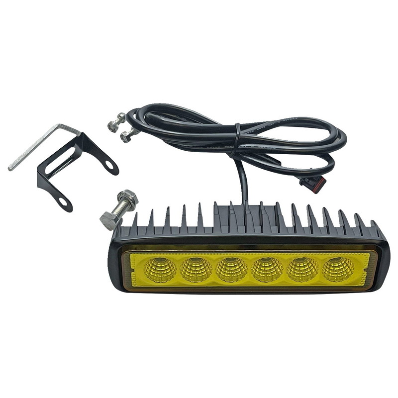 カスタムダイナミクス□LED ドライビングライトバー イエロー 【06-17