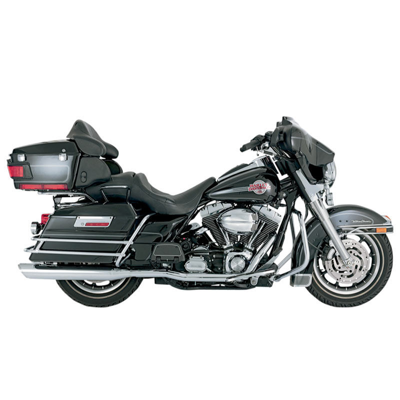 ドレッサーデュアル 独立管 ヘッダーパイプ クローム Vance&Hines