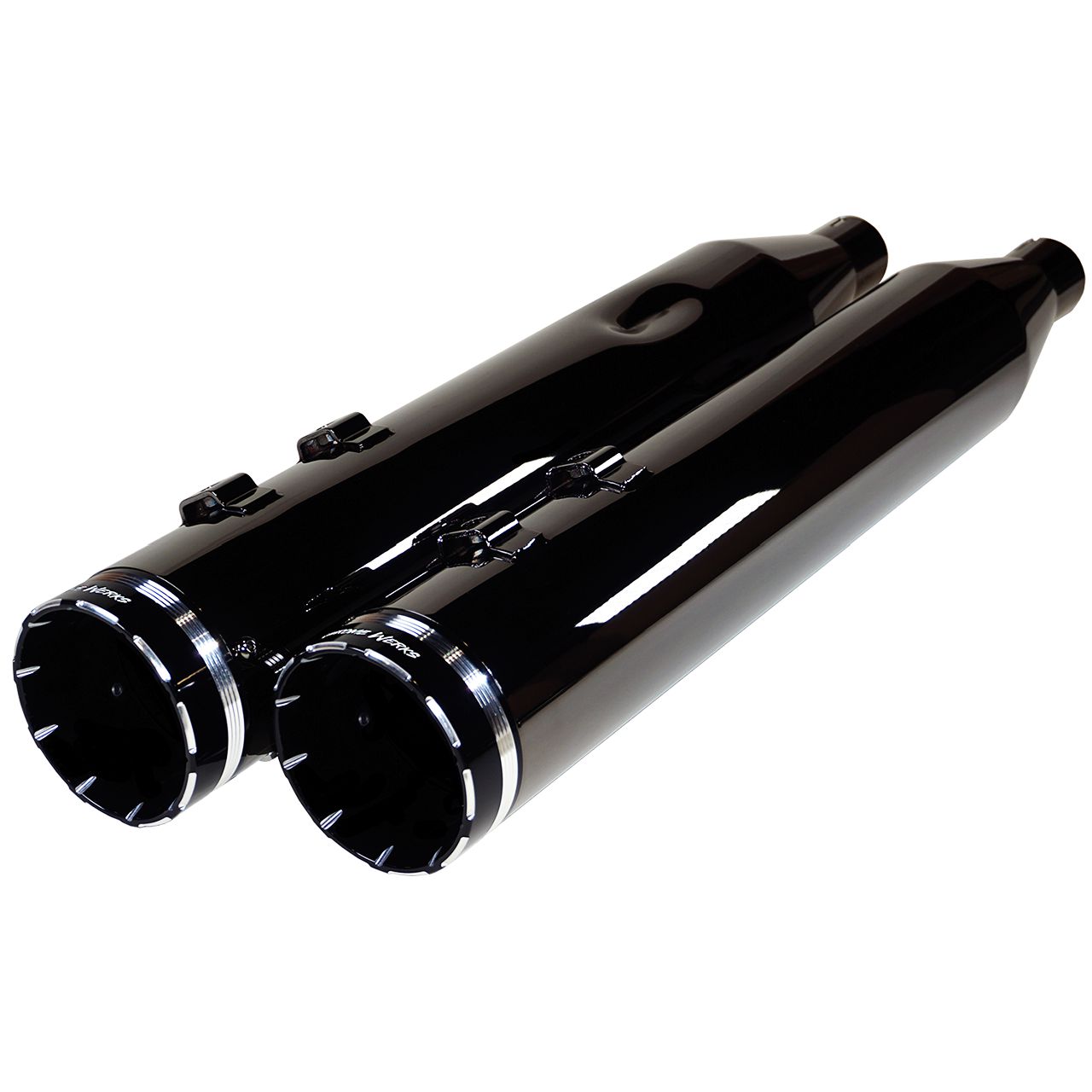 クロームワークス□4.5インチ スリップオンマフラー HP-PLUS