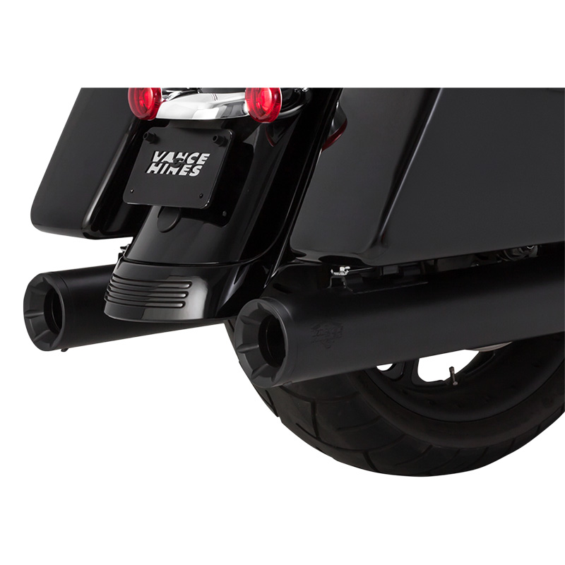 バンス＆ハインズ□ エリミネーター400 スリップオンマフラー ブラック