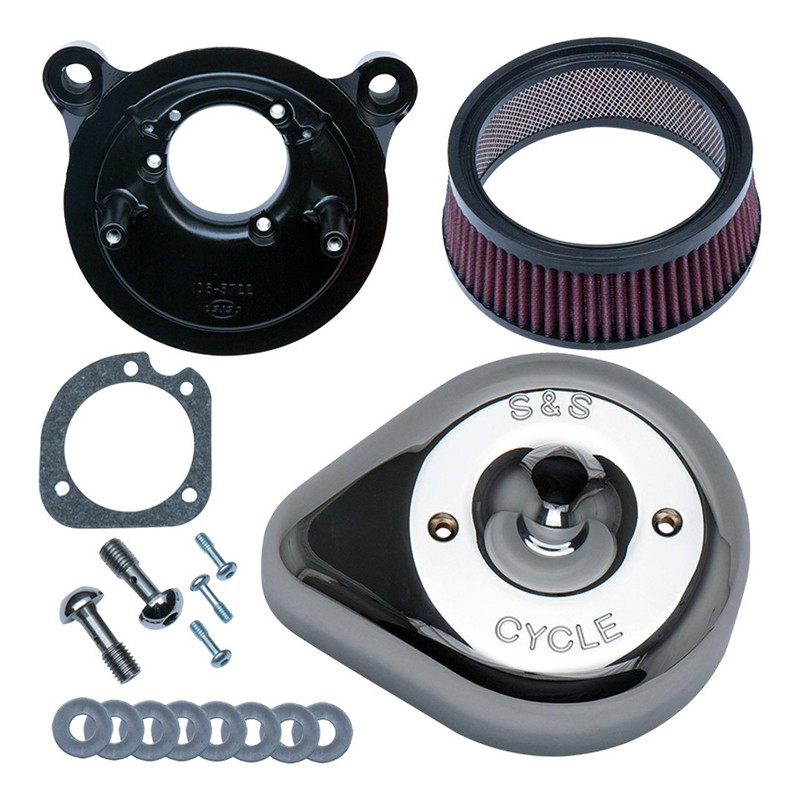 S&S□ステルス エアクリーナーキット ティアドロップカバー付き