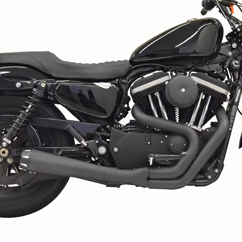 バッサニ□ ロードレイジ 2in1 フルエキゾーストマフラー ブラック