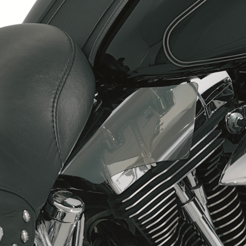 熱対策】 クリアキン□ サドルシールド スモークミラー 【00-17年